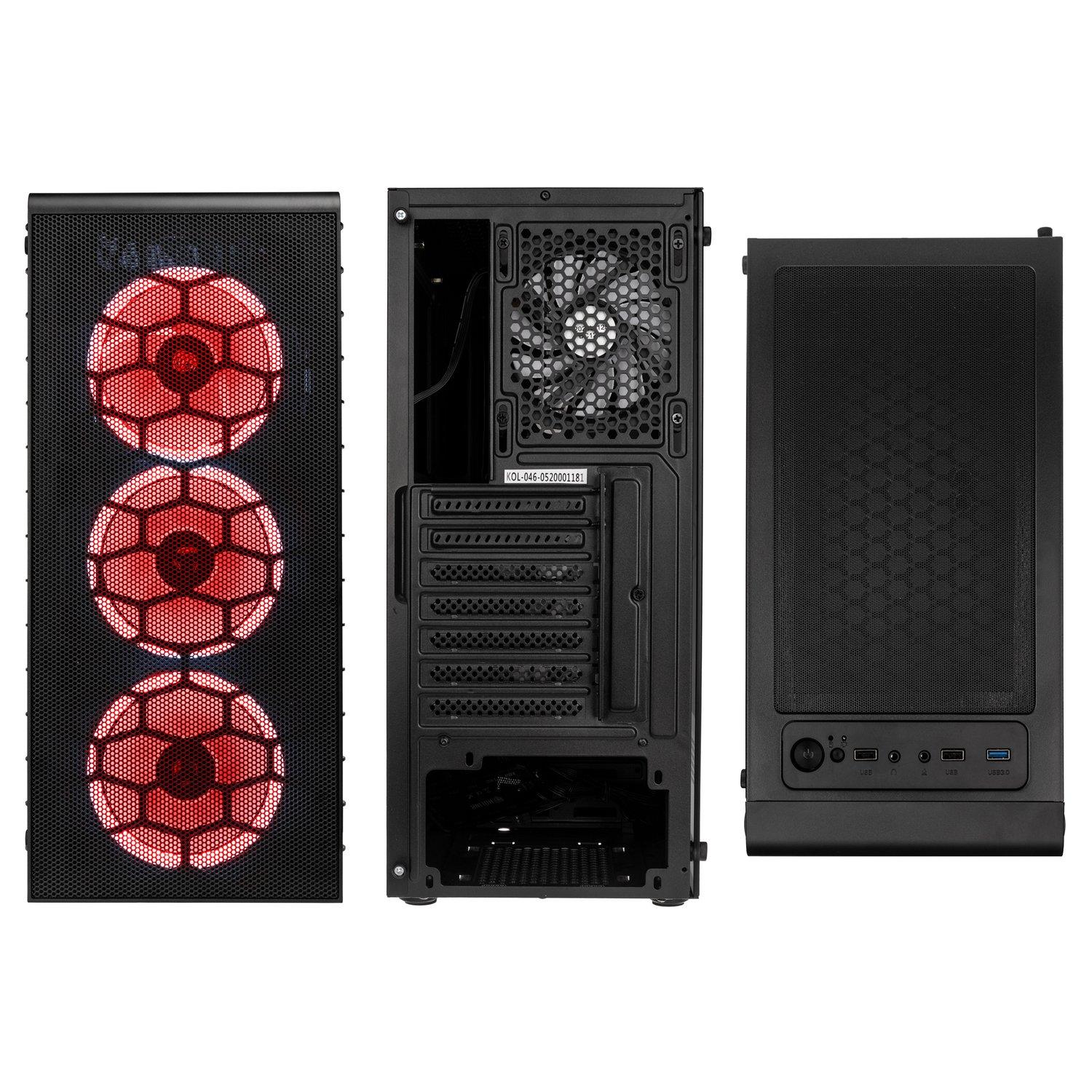 Kolink Observatory Lite Mesh RGB Mid Tower - black