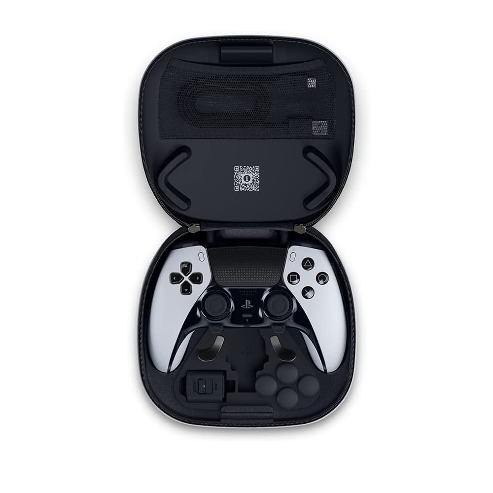 Manette de jeu Sony Dualsense Edge pour PlayStation 5, noire et blanche