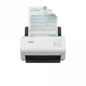 Scanner Desktop BROTHER ADS-4300N, A4, Viteza de scanare duplex: 40ppm/80ipm, Optiuni: , Conectivitate:USB|Retea, Scanare ambele fete:Da, ADF:80coli(timbru verde 4 lei) "ADS4300NTF1"