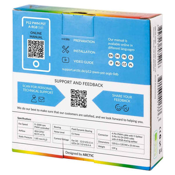 Arctic P12 PST PWM A-RGB Cooler