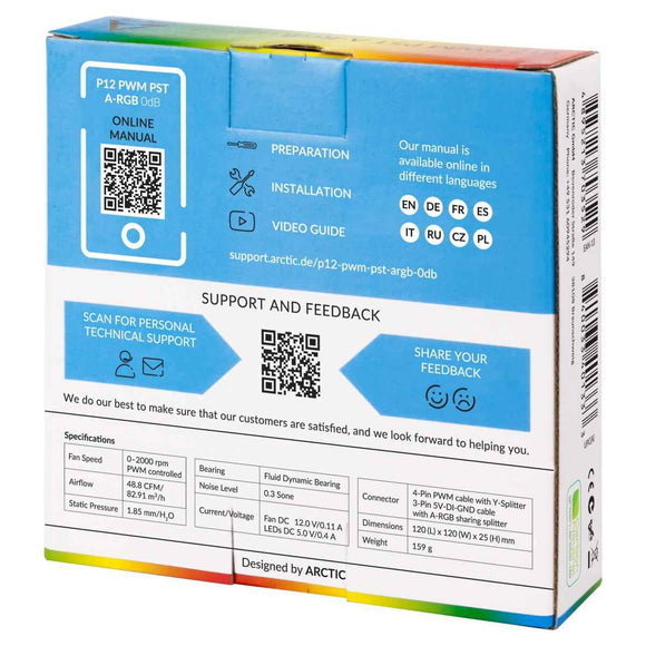 Arctic P12 PST PWM A-RGB Cooler