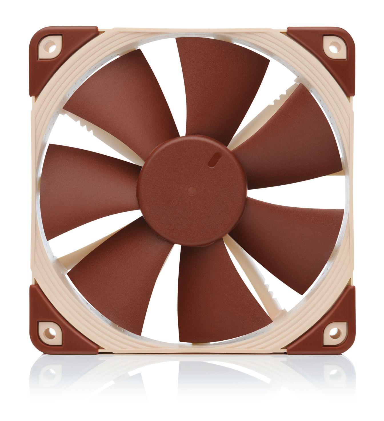 Noctua noc-nf-f12-pwm ventilateur pour boîtier d'ordinateur 12 cm beige marron 1 pièces