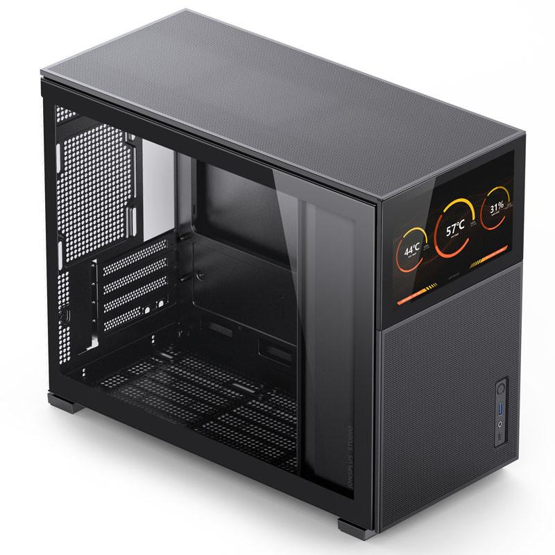 Boîtier micro-atx jonsbo d31 mesh avec écran en verre trempé - noir