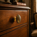 Bouton de meuble ALADIN, Finition métal doré