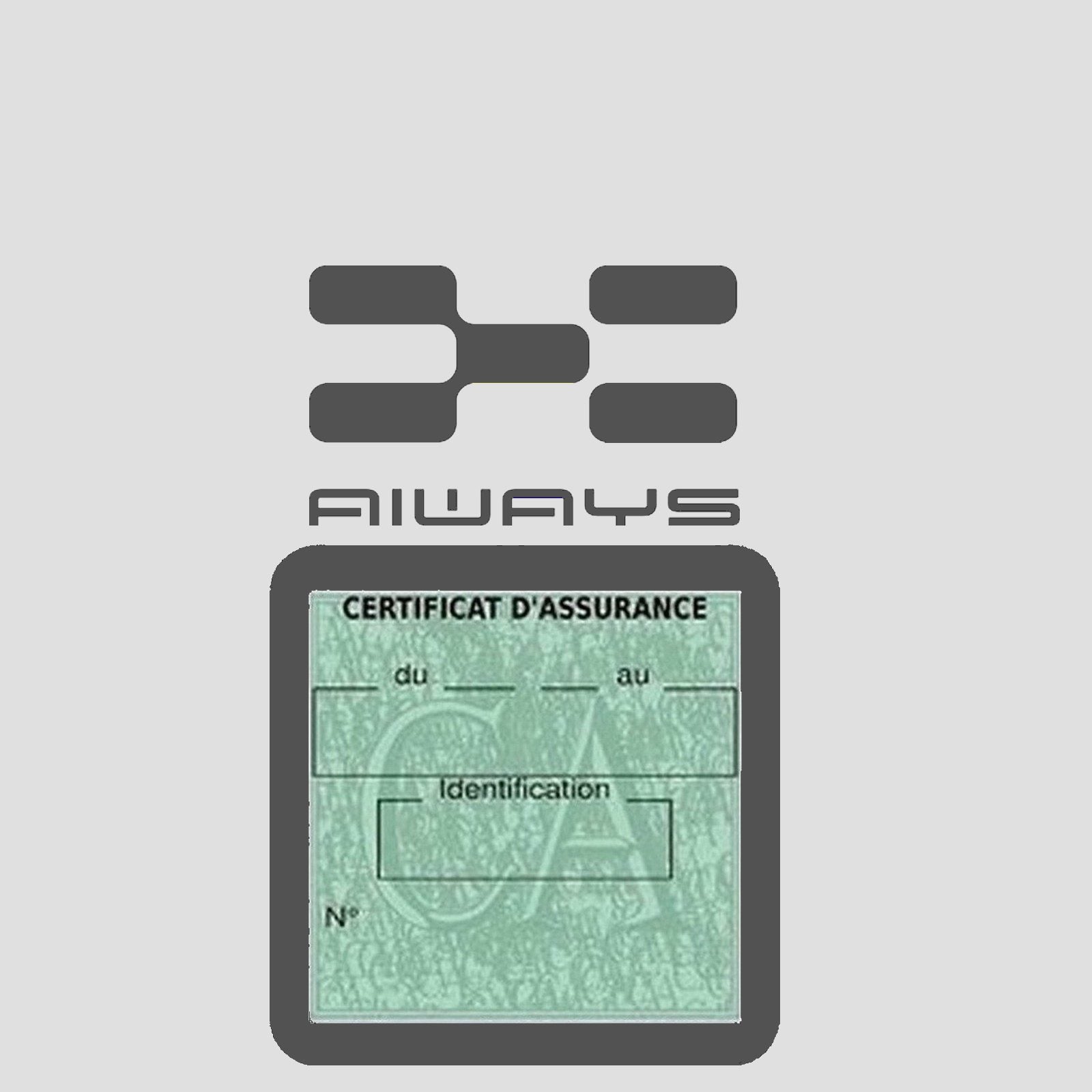 AIWAYS VS109 Pochette assurance voiture sans permis clicktofournisseur.com