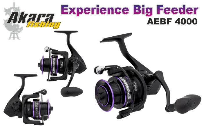 Moulinet akara experience big feeder ebf 6000 5.2:1 roulements 5+1