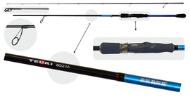 Canne spinning universelle akara teuri ms tx-30 2 brins longueur 244 m test 8-245 g