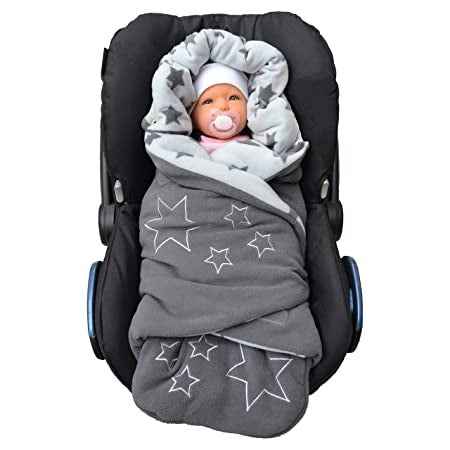 Ecost customer return Lilly and Ben® Swaddling Blanket | OekoTex Fleece Blanket for Winte