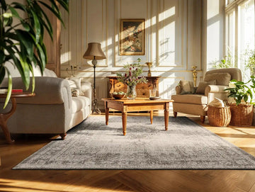 Tapis de salon et chambre tissé plat MEDAILLON - 0