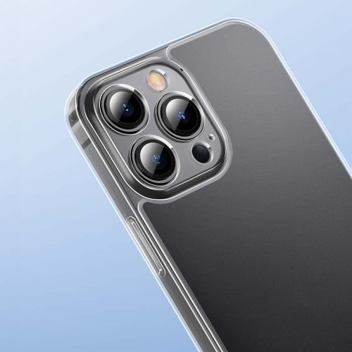 Coque Baseus pour iPhone 13 Pro en verre dépoli transparent (ARWS000102)