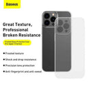 Coque Baseus pour iPhone 13 Pro en verre dépoli transparent (ARWS000102)