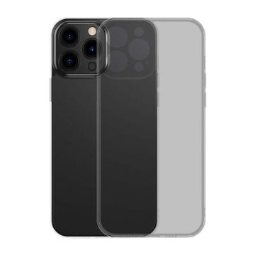 Coque Baseus pour iPhone 13 Pro Max en verre dépoli noir (ARWS000501)