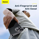 Coque Baseus pour iPhone 13 Pro Max en verre dépoli noir (ARWS000501)