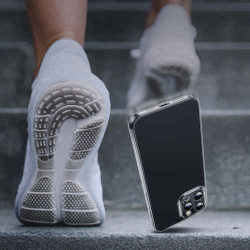 Coque Baseus pour iPhone 13 Pro Max en verre dépoli noir (ARWS000501)