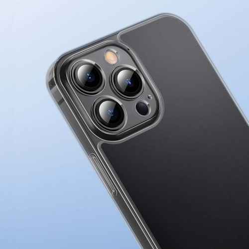 Coque Baseus pour iPhone 13 Pro Max en verre dépoli noir (ARWS000501)