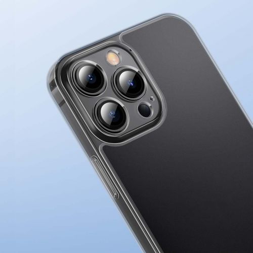 Coque Baseus pour iPhone 13 Pro Max en verre dépoli noir (ARWS000501)