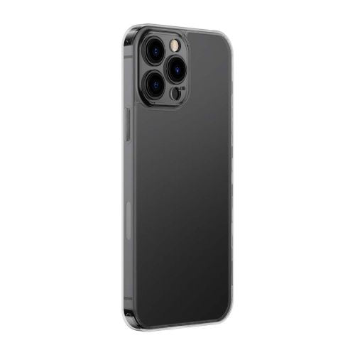 Coque Baseus pour iPhone 13 Pro Max en verre dépoli noir (ARWS000501)