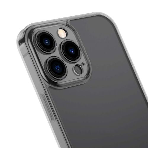 Coque Baseus pour iPhone 13 Pro Max en verre dépoli noir (ARWS000501)