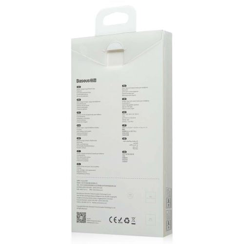 Coque Baseus pour iPhone 13 Pro Max en verre dépoli noir (ARWS000501)
