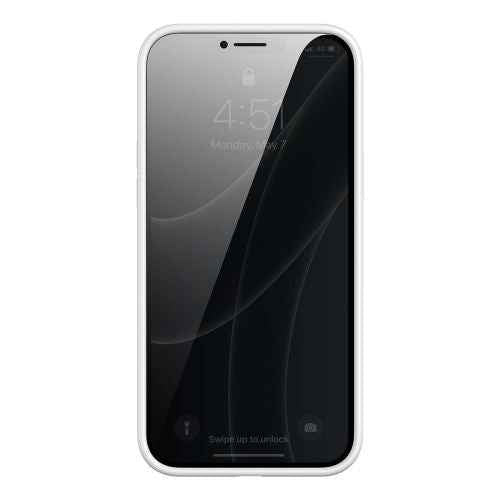 Coque Baseus pour iPhone 13 Pro, protection en gel de silice liquide, blanche (ARYT000402)