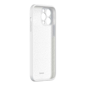 Coque Baseus pour iPhone 13 Pro Max en gel de silice liquide blanc (ARYT000502)
