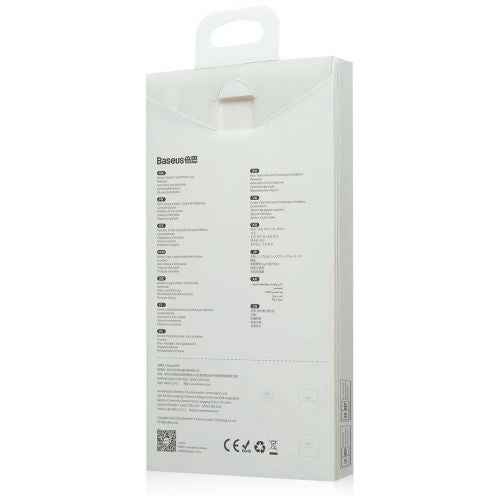 Coque Baseus pour iPhone 13 Pro Max en gel de silice liquide blanc (ARYT000502)