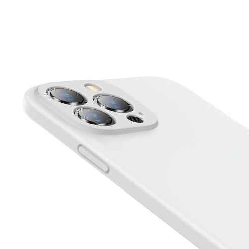 Coque Baseus pour iPhone 13 Pro Max en gel de silice liquide blanc (ARYT000502)