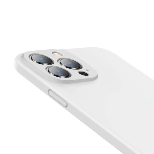 Coque Baseus pour iPhone 13 Pro Max en gel de silice liquide blanc (ARYT000502)