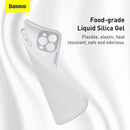 Coque Baseus pour iPhone 13 Pro Max en gel de silice liquide blanc (ARYT000502)