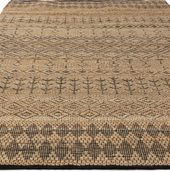 Tapis de salon et chambre en jute SEHRA
