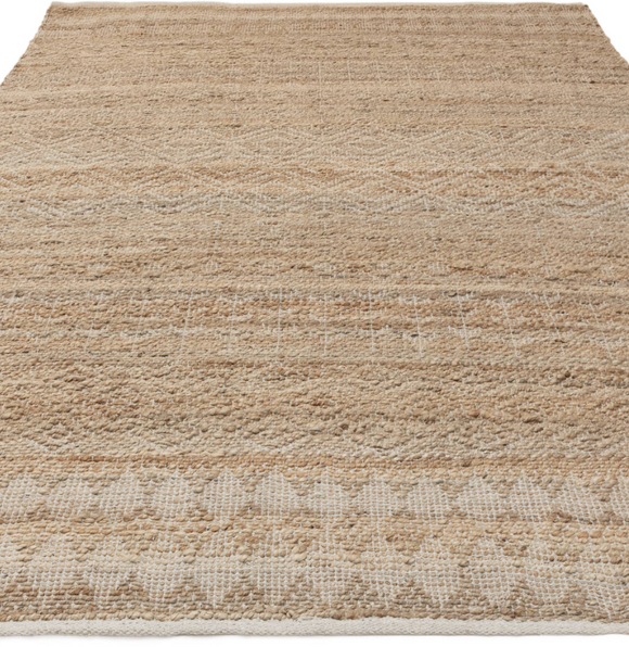Tapis de salon et chambre en jute SEHRA