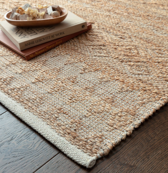 Tapis de salon et chambre en jute SEHRA