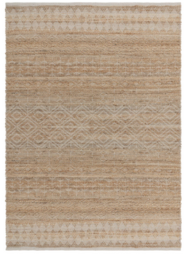 Tapis de salon et chambre en jute SEHRA