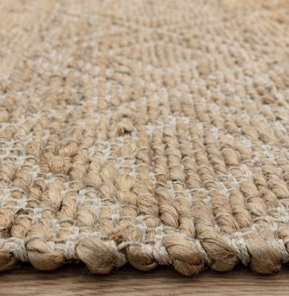 Tapis de salon et chambre en jute SEHRA