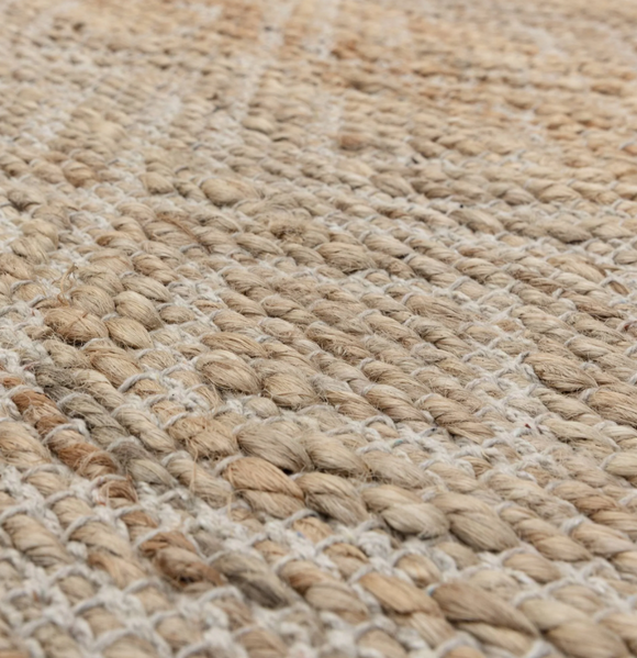 Tapis de salon et chambre en jute SEHRA