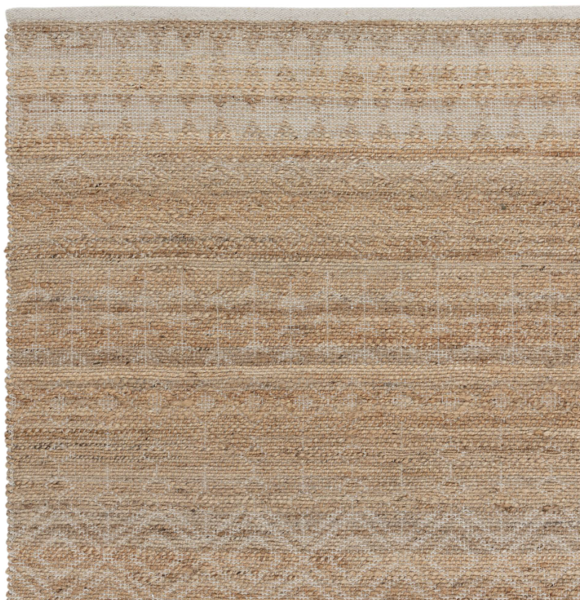 Tapis de salon et chambre en jute SEHRA