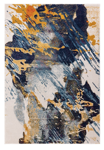 Tapis tissé plat moderne AURAL