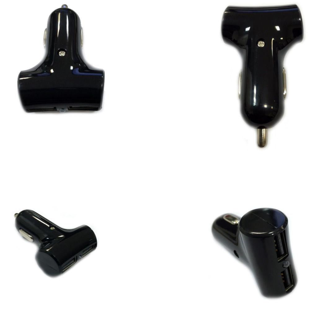 Adaptateur allume cigare double usb blanc tous téléphones mobiles et smartphones - Clicktofournisseur.com