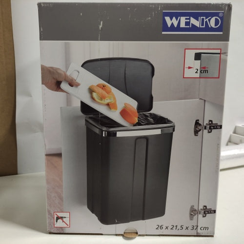 Ecost customer return Wenko door waste bin  cupboard waste bin, kitchen waste bin capacity