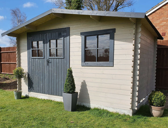 Abri de jardin en bois surface utile 99m² 388x298x235cm int021/ineksa