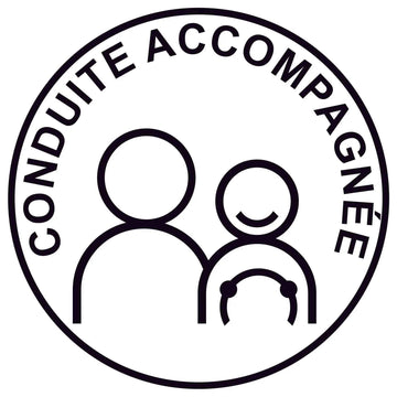 Autocollant - conduite accompagnée - Clicktofournisseur.com
