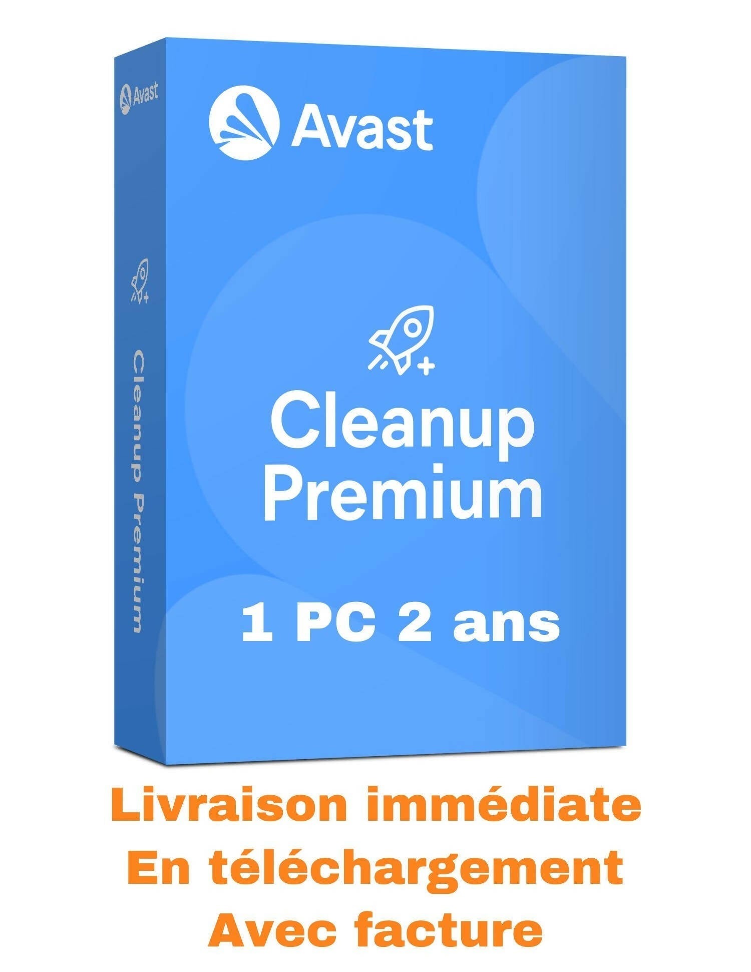 Avast Cleanup Premium 1 PC 2 ans clicktofournisseur.com