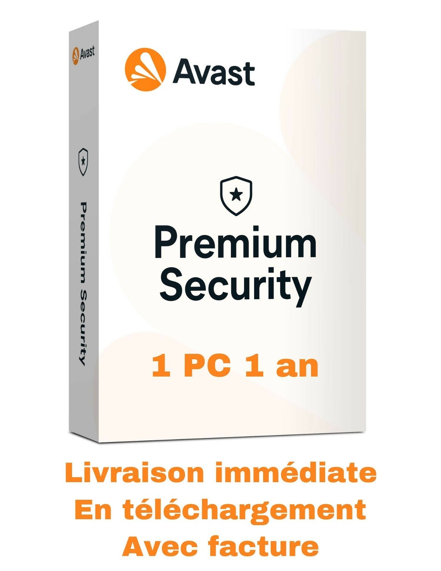 Avast Premium Security 1 PC 1 an clicktofournisseur.com