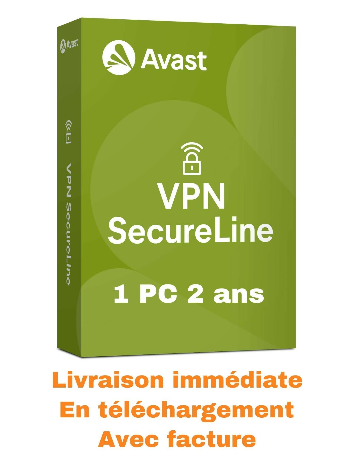 Avast SecureLine VPN 1 PC 2 ans clicktofournisseur.com