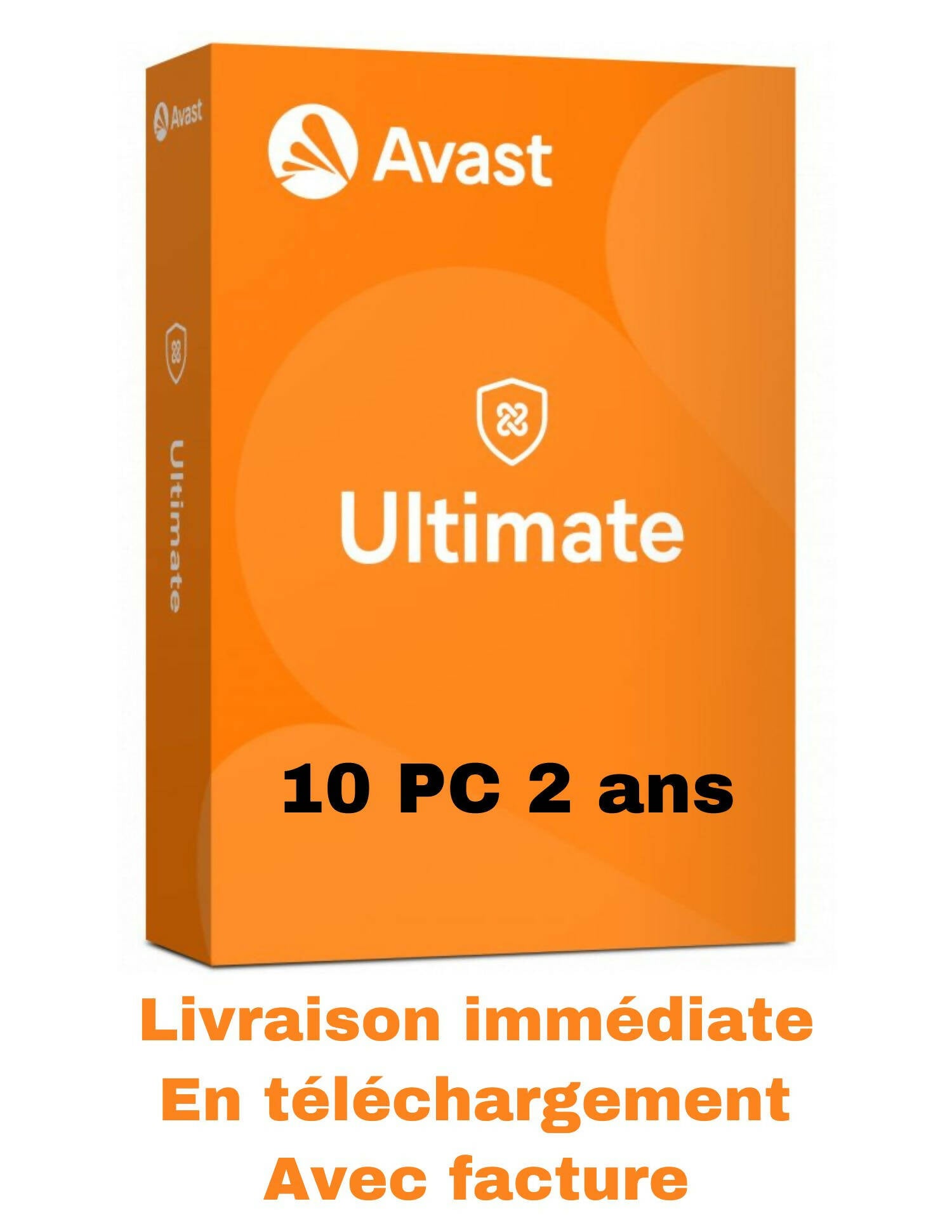 Avast Ultimate 10 Appareils 2 ans clicktofournisseur.com