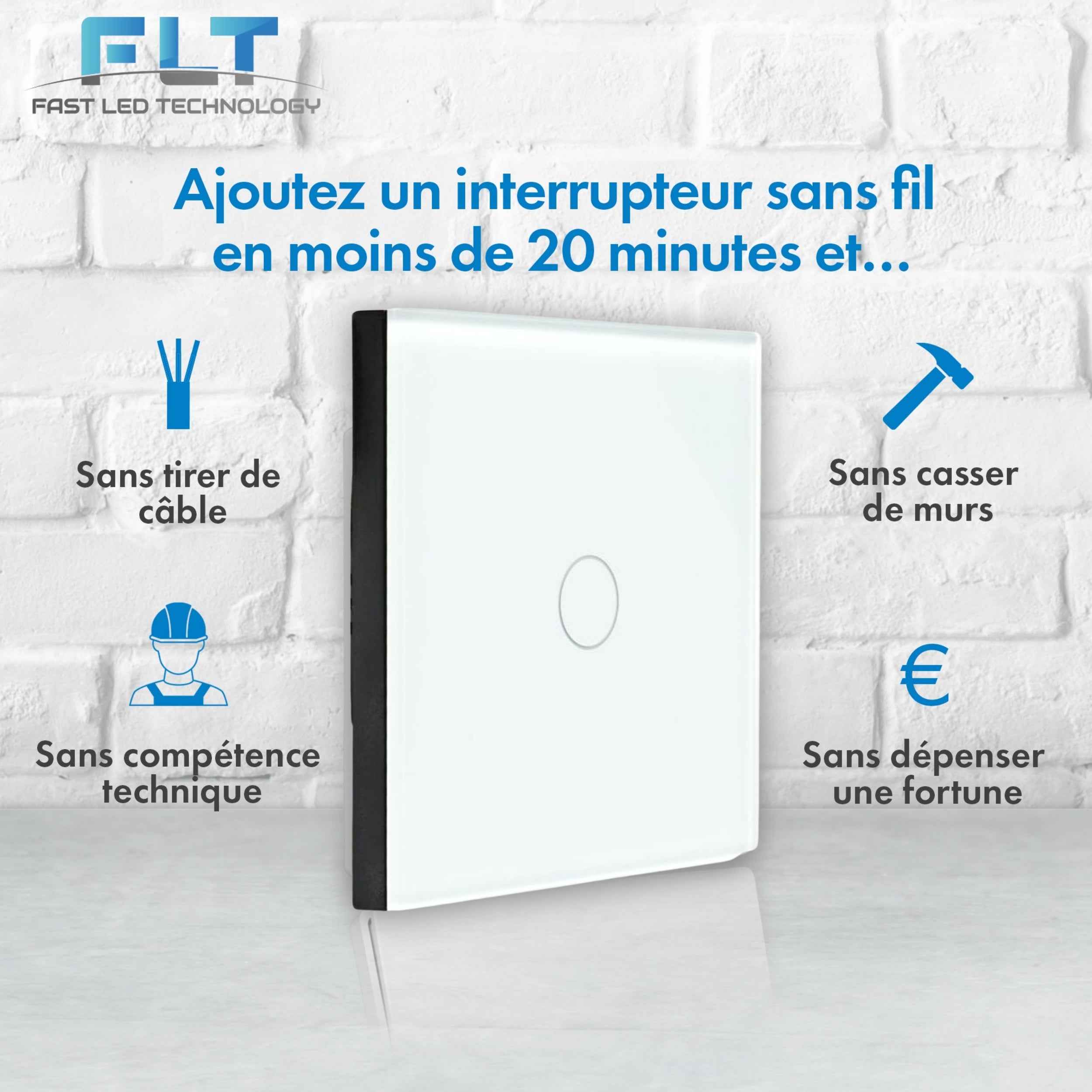 Kit interrupteur sans fil tactile - SENSITIVE 61