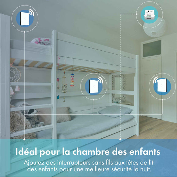 Kit interrupteur sans fil tactile - SENSITIVE 61