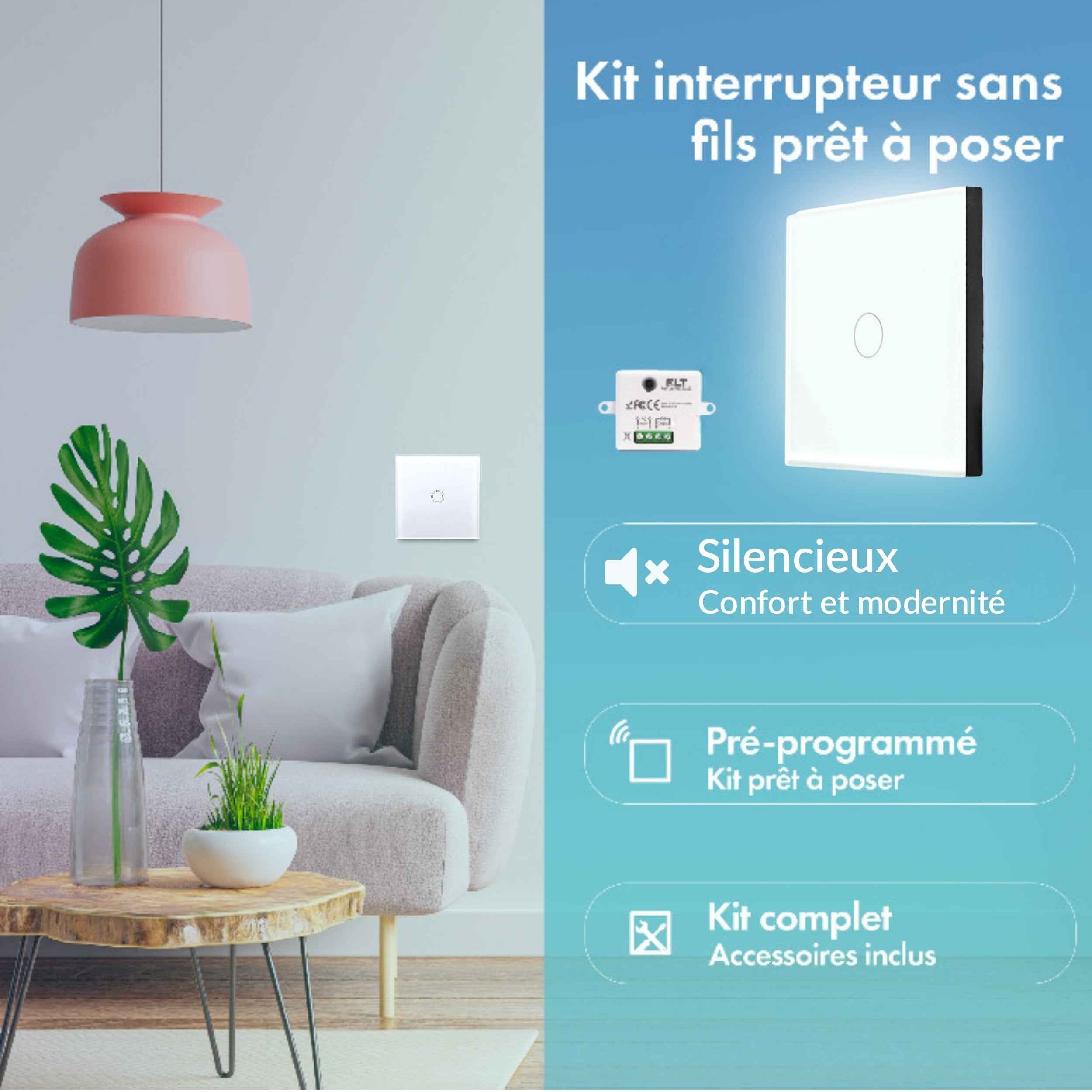 Kit interrupteur sans fil tactile - SENSITIVE 61