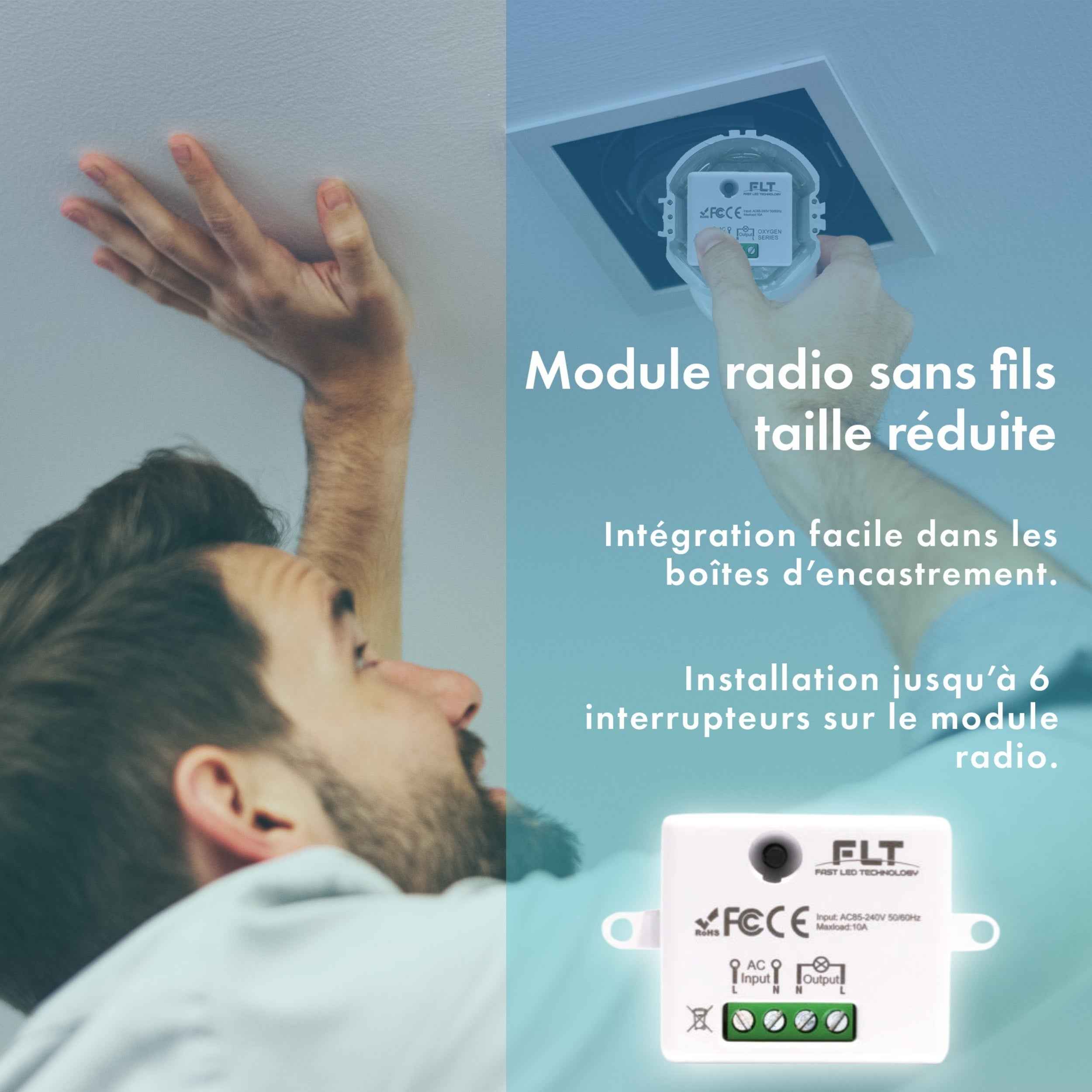 Kit interrupteur sans fil tactile - SENSITIVE 52