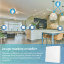 Kit interrupteur sans fil et sans pile - Bouton Double Allumage et Adaptateur douille à vis radio - OXYGEN 62 – E27